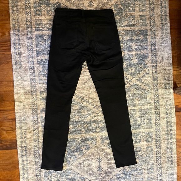 Just Black women's size 26 skinny ankle black jeans with faux sailor pockets - Picture 6 of 10